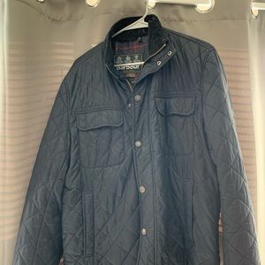 Men’s Quilted Barbour Navy Size Large Jacket